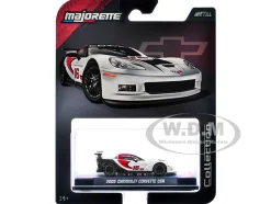 2005 Chevrolet Corvette C6R #16 White with Black and Red Graphics 