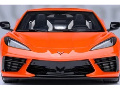 2020 Chevrolet Corvette C8 Stingray Sebring Orange 1/18 Model Car by Autoart