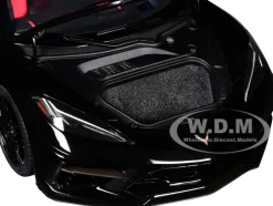 2020 Chevrolet Corvette C8 Stingray Black 1/18 Model Car by Autoart