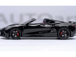 2020 Chevrolet Corvette C8 Stingray Black 1/18 Model Car by Autoart