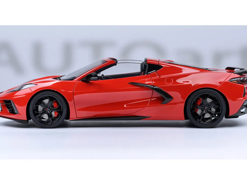 2020 Chevrolet Corvette C8 Stingray Torch Red 1/18 Model Car by Autoart