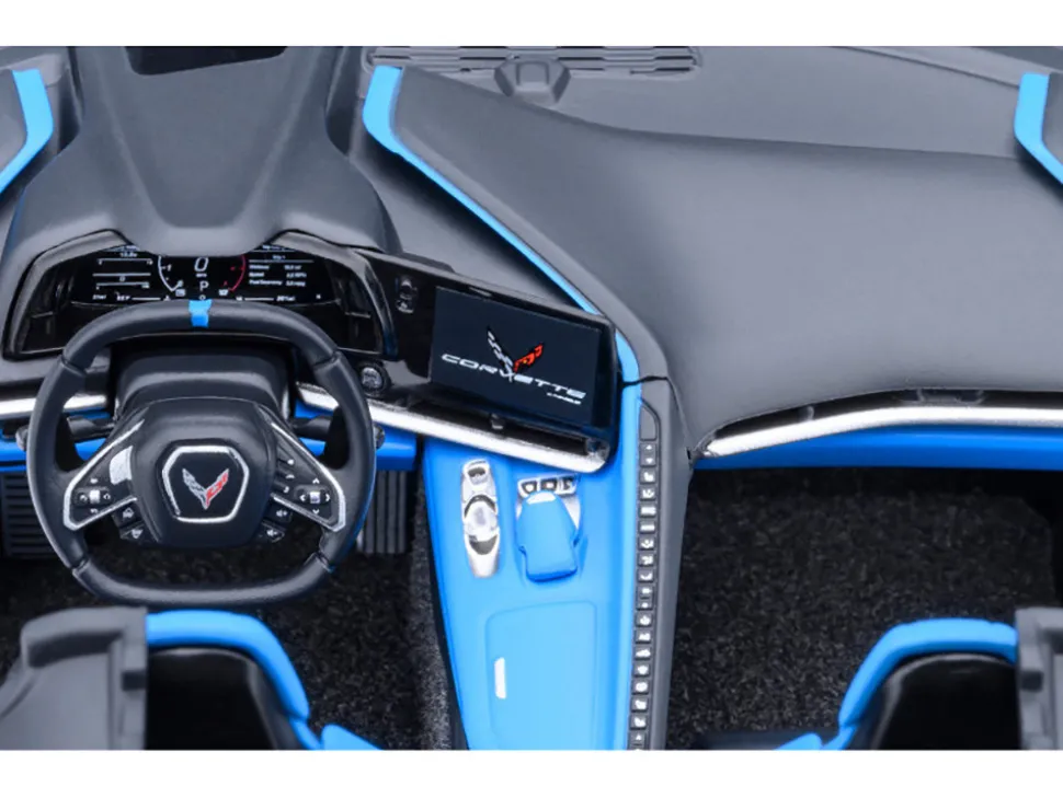 2020 Chevrolet Corvette C8 Stingray Rapid Blue 1/18 Model Car by Autoart