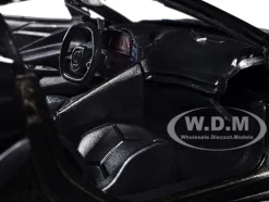 2020 Chevrolet Corvette C8 Stingray Black with Silver Stripes 