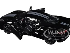 2020 Chevrolet Corvette C8 Stingray Black with Silver Stripes 
