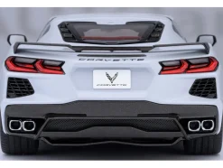 2020 Chevrolet Corvette C8 Stingray Ceramic Matrix Gray Metallic 1/18 Model Car by Autoart