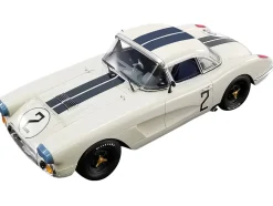 Chevrolet Corvette #2 Dick Thompson Fred Windridge B.S. Cunningham 24 Hours Le Mans 1960 1/18 Model Car Real Art Replicas RAR18012