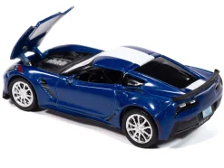 2018 Chevrolet Corvette Grand Sport Admiral Blue with White Stripe