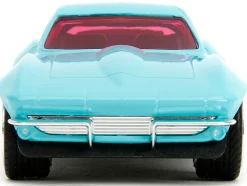 1966 Chevrolet Corvette Light Blue with Pink Tinted Windows Pink Slips Series 1/32 Diecast Model Car Jada 34852