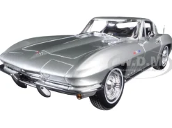 1965 Chevrolet Corvette Silver 1/18 Diecast Model Car Maisto 31640