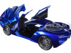 2009 Chevrolet Corvette Stingray Concept Blue 1/24 Diecast Model Car Jada 97468
