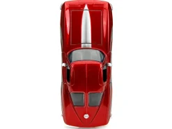 1963 Chevrolet Corvette Stingray Red Metallic with Silver Graphics Bigtime Muscle Series 1/24 Diecast Model Car Jada 35023