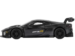 Chevrolet Corvette Z06 GT3.R "Road America Test Car" Black with Graphics Limited Edition 1/64 Diecast Model Car by Mini GT
