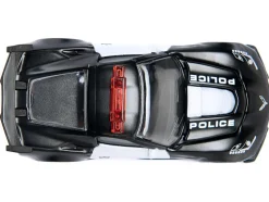Chevrolet Corvette ZR1 Police Car Black and White Diecast Model Car by Siku