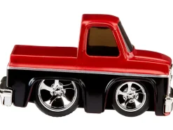 1987 Chevrolet C10 Pickup Truck Red Metallic and Black "Customs" Series 2 Diecast Model Car by CarTuned