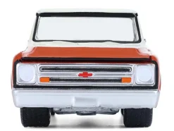 1968 Chevrolet C-10 Pickup Truck with Toolbox Orange and Beige 