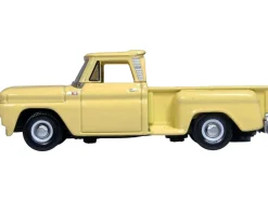 1965 Chevrolet C10 Stepside Pickup Truck Yellow 1/87 HO Scale Diecast Model Car Oxford Diecast 87CP65007