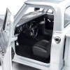 1968 Chevrolet C10 Stepside Pickup Truck Silver Metallic 1/18 Diecast Model Car by Auto World