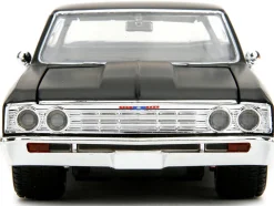 1967 Chevrolet El Camino Matt Black Fast & Furious Series 1/24 Diecast Model Car Jada 34413