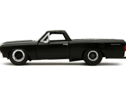 1967 Chevrolet El Camino Matt Black Fast & Furious Series 1/32 Diecast Model Car Jada 34414
