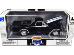 1970 Chevrolet El Camino SS Black 1/25 Diecast Car Model New Ray 71883