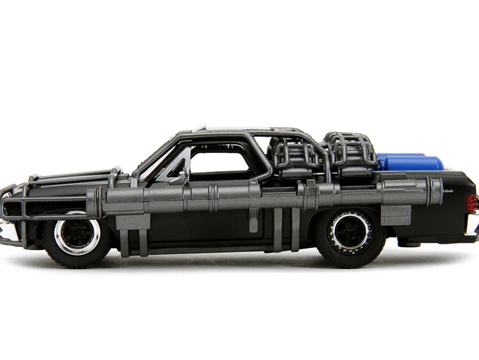 1967 Chevrolet El Camino with Cannons Matt Black Fast X 2023 Movie Fast & Furious Series 1/32 Diecast Model Car Jada 34733