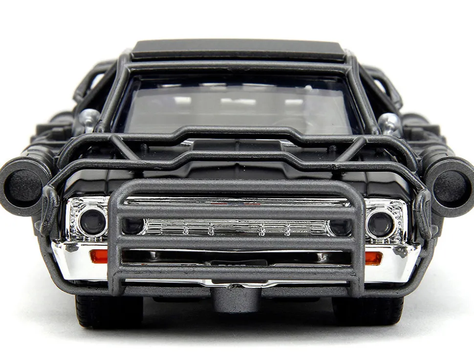 1967 Chevrolet El Camino with Cannons Matt Black Fast X 2023 Movie Fast & Furious Series 1/32 Diecast Model Car Jada 34733