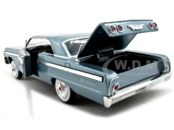 1964 Chevrolet Impala Blue 1/24 Diecast Model Car Motormax 73259