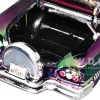 1958 Chevrolet Impala Green and Purple Chrome "Custom Wrap" Series 1/24 Diecast Model Car by Motormax
