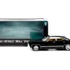 1967 Chevrolet Impala Sport Sedan Tuxedo Black 1/24 Diecast Model Car Greenlight 84035