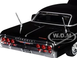 1964 Chevrolet Impala SS Black "Special Edition" Series 1/26 Diecast Model Car by Maisto
