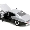 1967 Chevrolet Impala SS Silver Metallic and Black "Bigtime Muscle" Series 1/24 Diecast Model Car by Jada