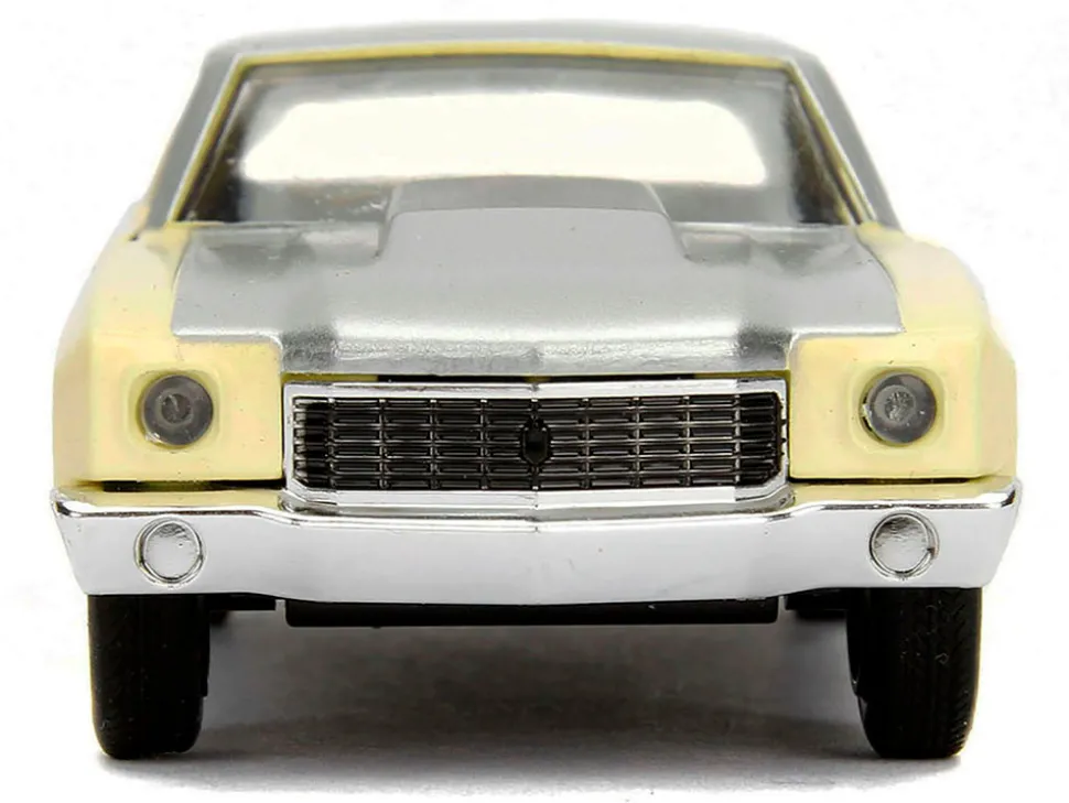 Chevrolet Monte Carlo Cream with Silver Hood and Top "The Fast and the Furious: Tokyo Drift" (2006) Movie "Fast & Furious" Series 1/32 Diecast Model Car by Jada