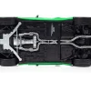 2017 Chevrolet Nickey Camaro SS 1LE Krypton Green with Matt Black Hood Black Stripes 1/18 Diecast Model Car Auto World AMM1276