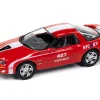 2002 Chevrolet Nickey Camaro ZL1 Bright Rally Red with White Stripes "Muscle Cars USA" Series 1/64 Diecast Model Car by Johnny Lightning