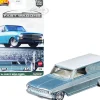 1964 Chevrolet Nova Panel Light Blue Metallic White Top Fast Wagons Series Diecast Model Car Hot Wheels GRJ66
