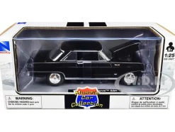 1964 Chevrolet Nova SS Black Muscle Car Collection 1/25 Diecast Model Car New Ray 71823 B