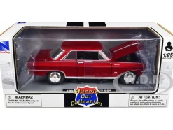 1964 Chevrolet Nova SS Burgundy 1/25 Diecast Model Car New Ray 71823 A