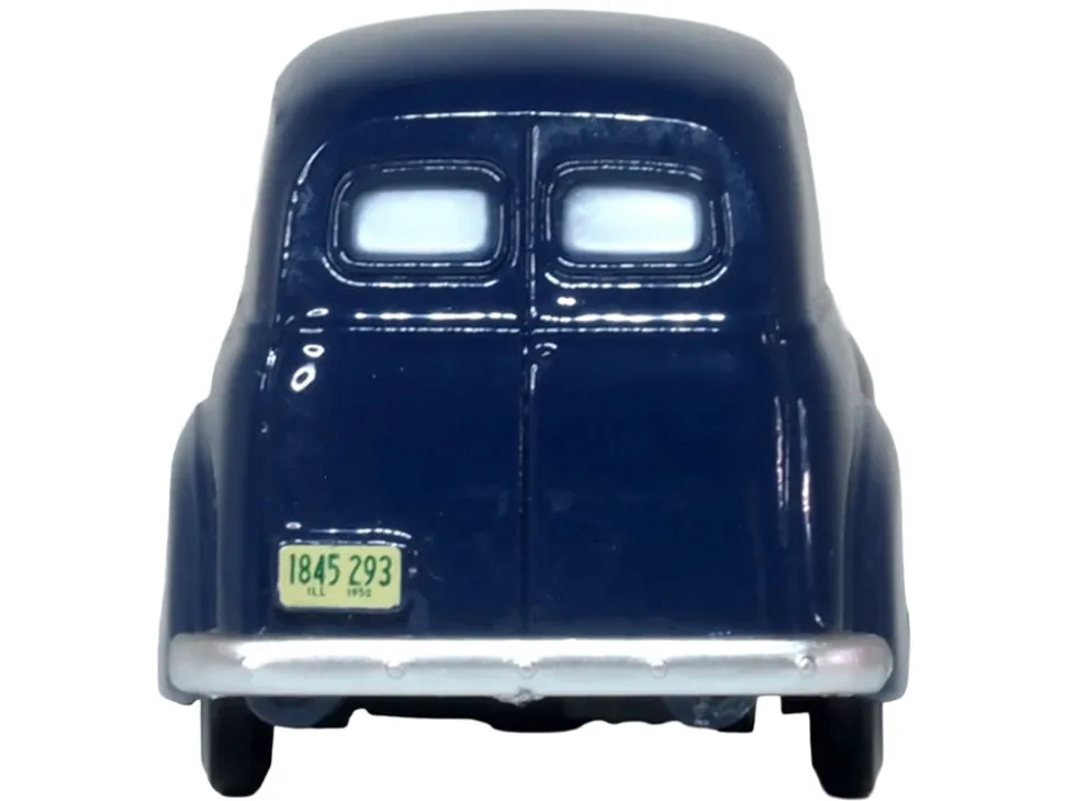 1950 Chevrolet Panel Van Mariner Blue 1/87 (HO) Scale Diecast Model Car by Oxford Diecast