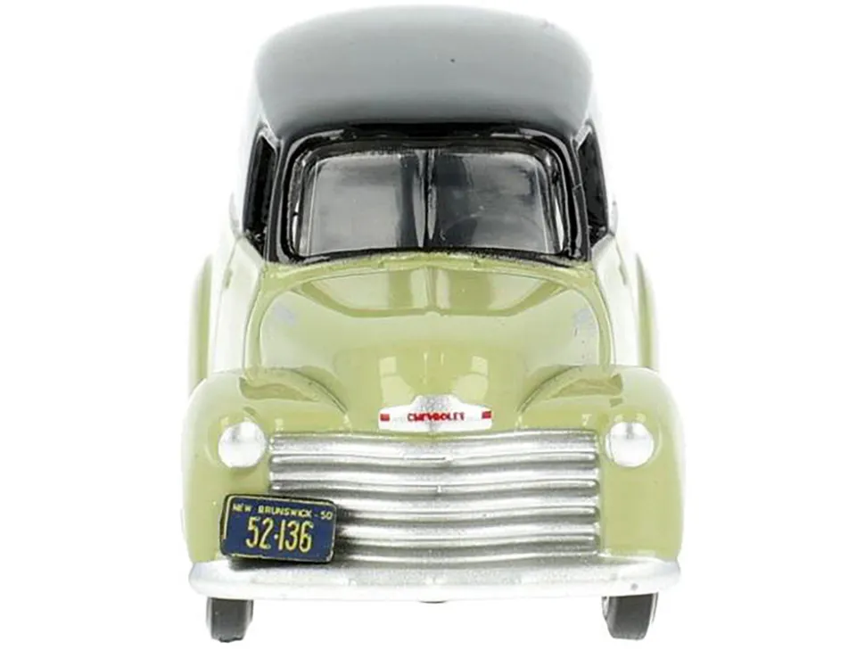 1950 Chevrolet Panel Van Speciality Foods Light Green and Black 1/87 HO Scale Diecast Model Car Oxford Diecast 87CV50004