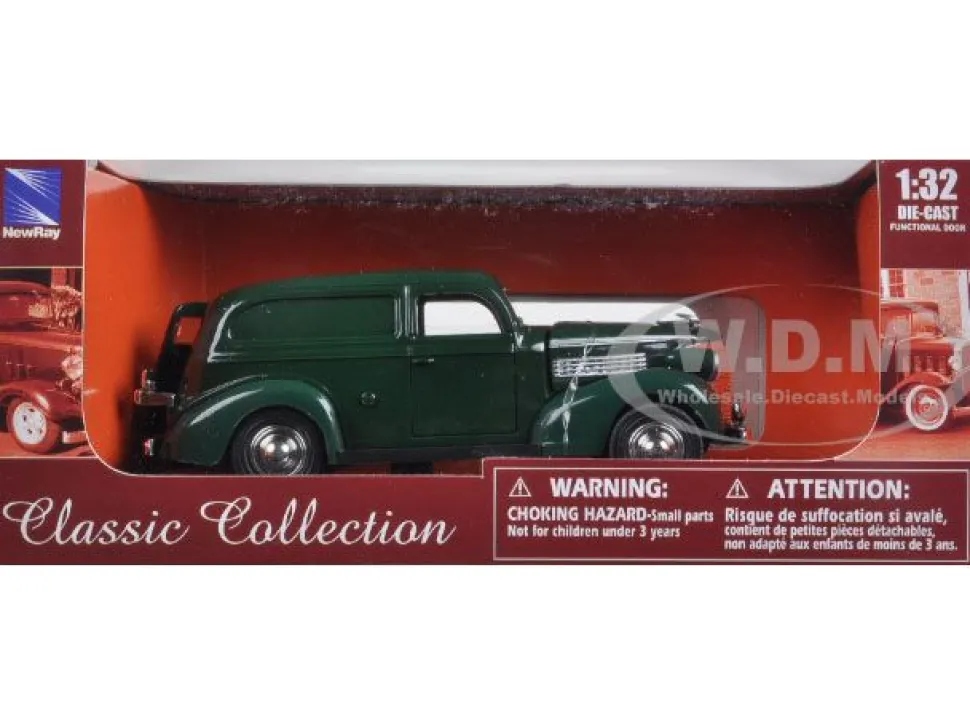 1939 Chevrolet Sedan Delivery Green 1/32 Diecast Car Model by New Ray 55053