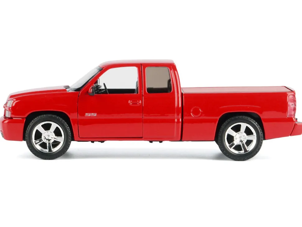 2006 Chevrolet Silverado SS Pickup Truck Red "Timeless Legends" Series 1/25 Diecast Model Car by Motormax