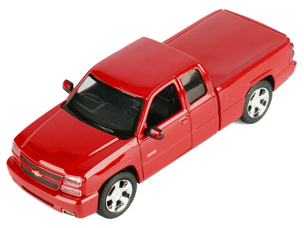 2006 Chevrolet Silverado SS Pickup Truck Red "Timeless Legends" Series 1/25 Diecast Model Car by Motormax