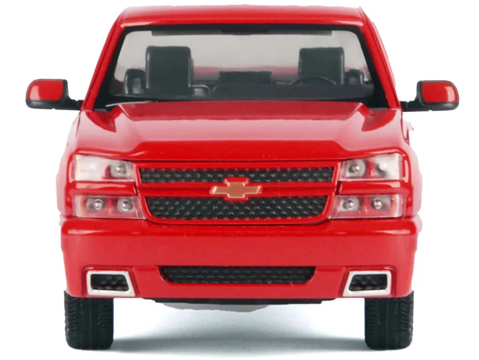 2006 Chevrolet Silverado SS Pickup Truck Red "Timeless Legends" Series 1/25 Diecast Model Car by Motormax
