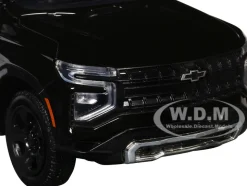 2025 Chevrolet Tahoe Police Pursuit Vehicle "Los Angeles Police Department (LAPD)" Black and White "Law Enforcement and Public Service" Series 1/24 Diecast Model Car by Motormax