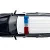 2025 Chevrolet Tahoe PPV "CHP (California Highway Patrol)" Black and White with Flashing Light Bar and Front and Rear Lights and Sounds 1/24 Diecast Model Car by Motormax