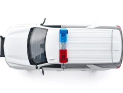 2025 Chevrolet Tahoe PPV "RCMP (Royal Canadian Mounted Police)" White with Stripes with Flashing Light Bar and Front and Rear Lights and Sounds 1/24 Diecast Model Car by Motormax