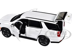 2025 Chevrolet Tahoe Z71 White "Timeless Legends" Series 1/24 Diecast Model Car by Motormax