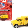 1955 Chevrolet Utility Truck Yellow Song Co Refrigeration and Heating 1/87 (HO) Scale Model Classic Metal Works 30652