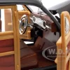 1948 Chevrolet Woody Fleetmaster Brown 1/24 Diecast Car Model Welly 22083