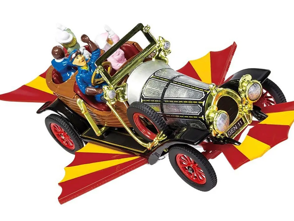 Chitty Chitty Bang Bang Car with 4 Sitting Figures Chitty Chitty Bang Bang 1968 Movie Diecast Model Car Corgi CC03502